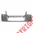 Vw1000169 Replace Truck Front Replacement Bumper Cover W Park Assist Sensor Primed 615343436647