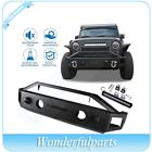 W122203-wonder-101ps Wonderfulparts Us Style Offroad Bumper Lights Winch Plate For Jeep