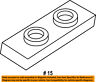 W712001s441 Ford Oem Rear Bar Lock Nut