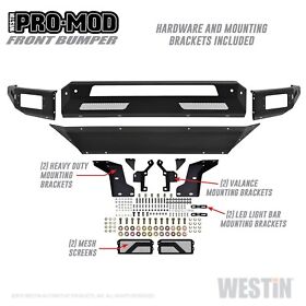 58-41025 Westin Pro-mod Front Bumper Fits 09-22 1500 Classic Ram