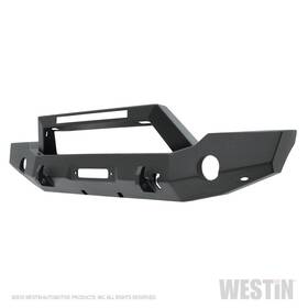 Westin 707742086575 Wj2 Full Width Front Bumper With Led Light Bar Mount For Jeep Wrangler