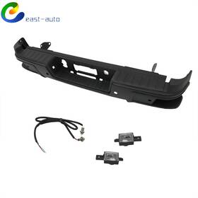 Ea1173920su Wflnhb Rear Step Bumper With Radar Holes Black For Chevy Colorado Gmc Canyon 2019-2021