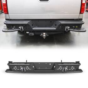 Nf204b102-bx Wolfx Back Rear Bumper For 1999-2016 Ford F-250 F-350 Offroad Black Steel Heavy Duty