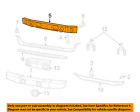 68003322aa Wrangler Front Bumper-reinforcement Beam Chrysler 07-13 Oem Jeep