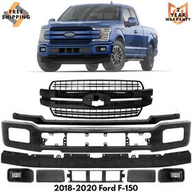 16982272 Xtreme Type Us Front Bumper Paintable And Grille Assembly Kit For 2018-2020 Ford F-150 Truck