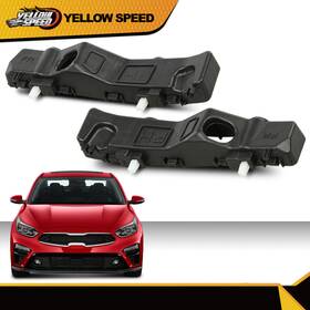 Yew46710 Yellowspeed Fit For 2019 2021 Kia Forte Front Bumper Bracket Retainers Assembly Set 2pcs