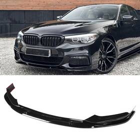 G30-fl-gb Yigrro For Bmw 5 Series G30 G31 M Sport 2017-2020 Gloss Black Front Bumper Splitter Lip