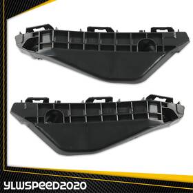 V-02bun20e4abk Ylwspeed20 Fit For Toyota Yaris Hatchback 2013-16 New Pair Front Bumper Retainer Bracket