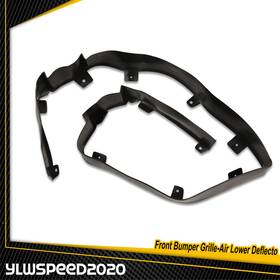 V-02esw45l2abk Ylwspeed20 Front Bumper Grille Air Lower Deflector Fit For 16-18 Chevrolet Cruze Ls/lt 1.4l