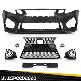 Yl121110 Ylwspeed20 Fit For 2006-11 Lexus Gs Gs300 Gs350 To 16 F Style Front Bumper Fog Lights