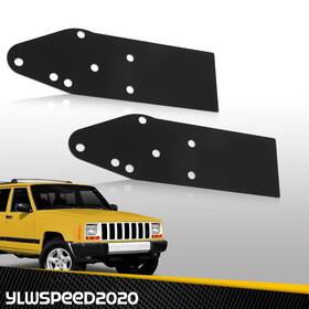 Yl20241121-13 Ylwspeed20 Fit For Jeep Cherokee Xj Mj 1984-2001 Front Bumper Reinforce Mount Brackets Iron
