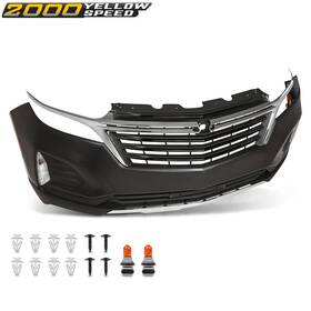 Ylw201087 Ylwspeed2000 Front Bumper Grille Skide Plate Fog Lights Fit For 22-23 Chevy Equinox Complete