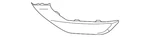 Genuine Mitsubishi Side Molding 85018W011P. Fixed Price $57.67.