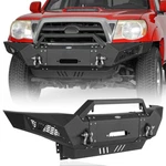 Full Width Offroad Front Steel Bumper W/ Winch Plate Fit Toyota Tacoma 2005-2011. Fixed Price $399.99.
