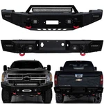 Vijay For 2011-2014 Chevy Silverado 2500/3500 Front Rear Bumper With Lights. Fixed Price $689.89.