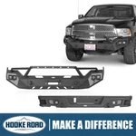 Hooke Road Front Winch Bumper + Rear W/ Led Light Fit 2013-2018 Ram 1500. Fixed Price $959.08.