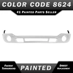 New Painted *WA8624 Olympic White* Front Bumper Cover For 2003-2007 Gmc Sierra. Fixed Price $370.99.