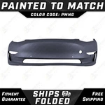 New Painted *pmng Grey* Front Bumper Cover Fascia For 2017-2022 Tesla Model 3. Fixed Price $580.99.