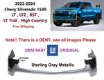 Oem 2022 2023 2024 2025 Chevy Silverado 1500 Front Upper Bumper Sterling Gray #7. Fixed Price $500.00.