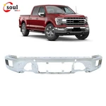Front Bumper Chrome Steel Durable W/4 Sensor Holes Ford F-150 F150 2024-2025. Fixed Price $291.10.