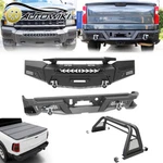 For 2019-2021 Cheverolet Silverado 1500 Front / Rear Bumper+roll Sport Bar Combo. Fixed Price $230.00.