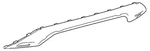 Genuine Lexus Bumper Trim 52751-0E110. Fixed Price $365.38.