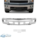 Front Bumper Face Bar W/ Fog Light Hole For Chevy Silverado 1500 2014-15 Chrome. Fixed Price $146.99.