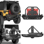 Hooke Road Rear Back Bumper W/tire Carrier For Jeep Wrangler Jk 2007-2018 Steel. Fixed Price $619.99.