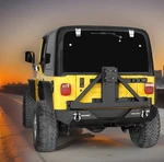 Hooke Road 97-06 Tj Rear Bumper W/tire Carrier 2" Hitch Receiver &led Light. Fixed Price $499.99.