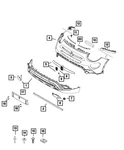 Genuine Mopar Fascia Seal Left 68339115AA. Fixed Price $59.35.