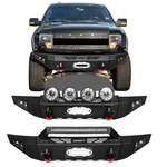 Vijay Front Bumper Fits 2009-2014 Ford F150 Raptor With Long Round Headlight. Fixed Price $829.00.