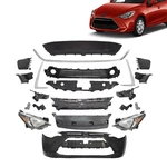 For 2017-2020 Toyota Yaris Ia/sedan Front Bumper Cover+headlights+grille Kit. Fixed Price $708.99.