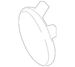 Genuine Bmw Tow Eye Cap 51-11-7-256-104. Fixed Price $27.92.