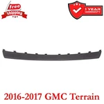 Bumper Face Bar Step Pad Molding Trim For 2016-2017 Gmc Terrain Rear Black. Fixed Price $102.40.