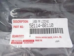 Genuine Oem Toyota 52114-02110 Front Bumper License Plate Bracket 17-19 Corolla. Fixed Price $63.78.