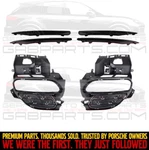 Porsche Panamera 2010-13 Premium Front Bumper Grill Elements Moldings Set Kit. Fixed Price $149.99.