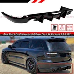 For 2011-24 Dodge Durango R/t Srt V2 Glossy Black Shark Fin Rear Bumper Diffuser. Fixed Price $182.99.