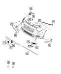 Genuine Mopar Front Fascia Extension Left 6AP15LXHAA. Fixed Price $44.08.