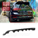 For Vw Golf MK7.5 Gti 18-2021 Tcr Style Matte Blk Rear Bumper Shark Fin Diffuser. Fixed Price $145.99.
