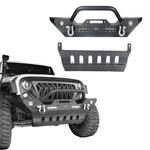 Hooke Road Mid Front Bumper + Lower Skid Plate Combo Fit 07-18 Jeep Wrangler Jk. Fixed Price $379.09.