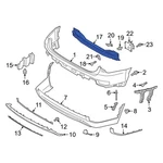For Hyundai Palisade 2020-2022 86631S8010 Rear Bumper Impact Bar. Fixed Price $332.00.