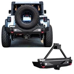 Vijay Rear Bumper For 2007-2017 Jeep Wrangler Jk With Spare Tire Carrier&lights. Fixed Price $369.99.