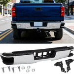 Chrome Rear Bumper Fit 2014-2018 Chevy Silverado Gmc Sierra 1500 W/o Sensor Hole. Fixed Price $174.99.