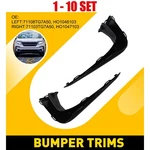 2-20X Upper Bumper Exterior Molding Trims For 2019-2022 Honda Pilot Front Black. Fixed Price $375.35.