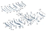 Genuine Mercedes-benz Trim Molding 253-885-62-00. Fixed Price $64.35.