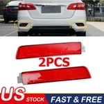 For 2013-2018 Nissan Sentra Rear Bumper Reflector Lamp Light Left+right Red Lens. Fixed Price $11.39.