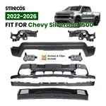 For 2022-2026 Chevy Silverado 1500 Front Bumper Cover Assembly Black W/fog Light. Fixed Price $650.99.