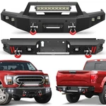 2021-2024 Ford F-150 Off-road Steel Front /rear Bumper W/led Lights &d-rings. Fixed Price $567.99.