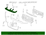 2021-2025 Honda Ridgeline Genuine Front Bumper Upper Support Oem 71160T6ZA50. Fixed Price $264.62.
