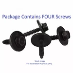 *new* 4-PACK Genuine Ford Wheel Opening Molding Retainer Screw W716345-S450B. Fixed Price $8.55.